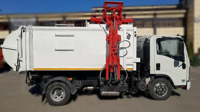 Купить Мусоровоз ISUZU МК-8552-03 и другую дорожную, коммунальную, строительную спецтехнику в Торговом Доме «Регион 45».