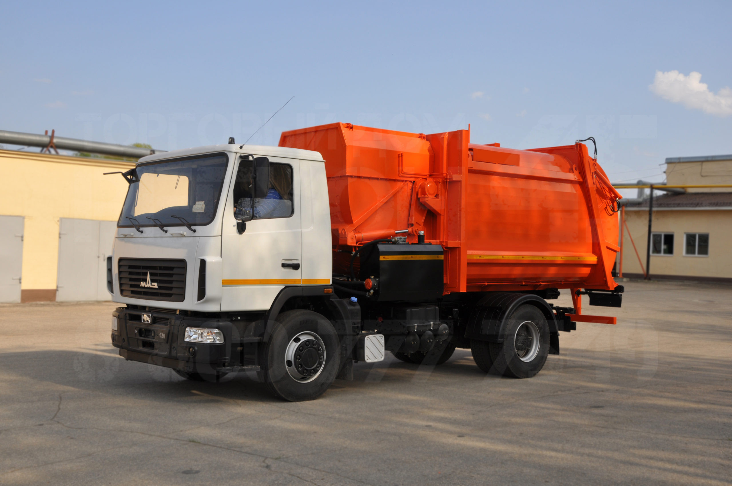 Купить Мусоровоз МАЗ МК-3554-03 и другую дорожную, коммунальную, строительную спецтехнику в Торговом Доме «Регион 45».