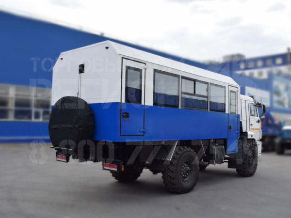 Купить Вахтовый автобус Камаз 43502-3036 и другую дорожную, коммунальную, строительную спецтехнику в Торговом Доме «Регион 45».