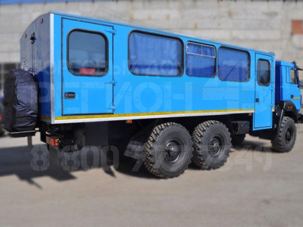 Купить Вахтовый автобус УРАЛ 4320-4151-81Е5 и другую дорожную, коммунальную, строительную спецтехнику в Торговом Доме «Регион 45».