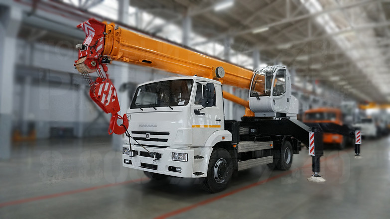Купить Автокран КамАЗ КС-55744 и другую дорожную, коммунальную, строительную спецтехнику в Торговом Доме «Регион 45».