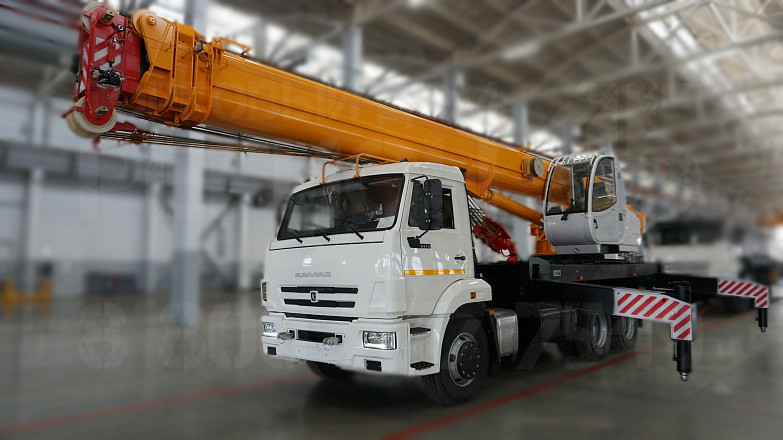Купить Автокран КамАЗ КС-45717К-1Р и другую дорожную, коммунальную, строительную спецтехнику в Торговом Доме «Регион 45».