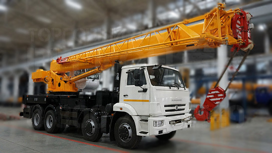 Купить Автокран КамАЗ 55717К-1 и другую дорожную, коммунальную, строительную спецтехнику в Торговом Доме «Регион 45».