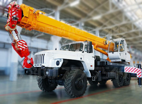 Купить Автокран УРАЛ КС-45717-1Р и другую дорожную, коммунальную, строительную спецтехнику в Торговом Доме «Регион 45».